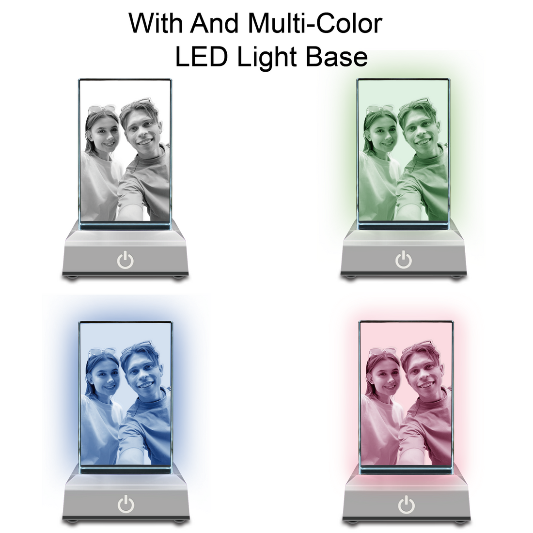 3D Crystal Rectangle-Small Portrait (Upload Your Picture)