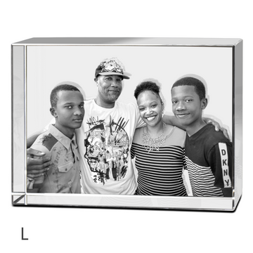 3D Crystal Rectangle-Large (Upload Your Picture)