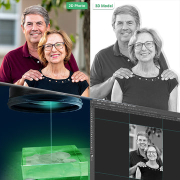 3d laser crystal engraving