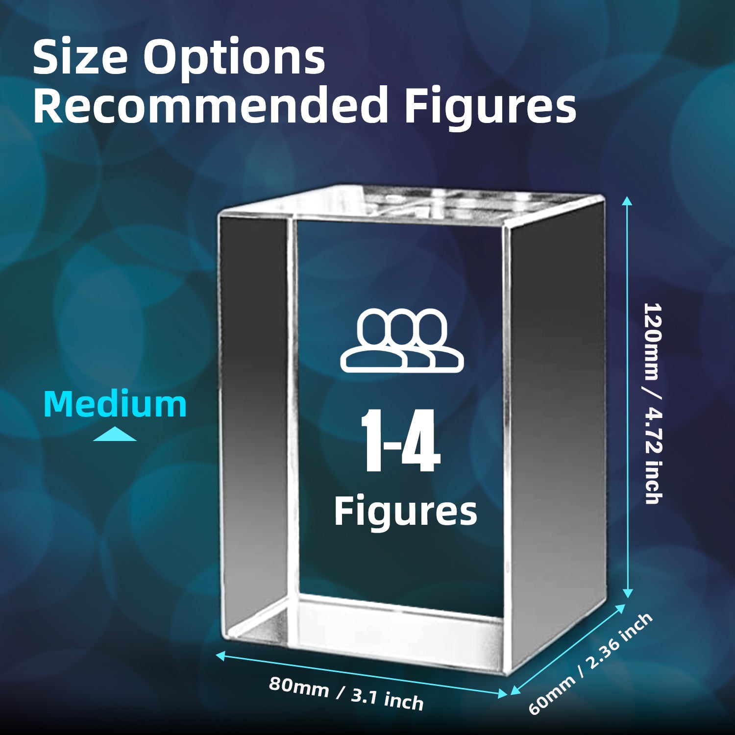 Personalized 3D Custom Rectangle Crystal