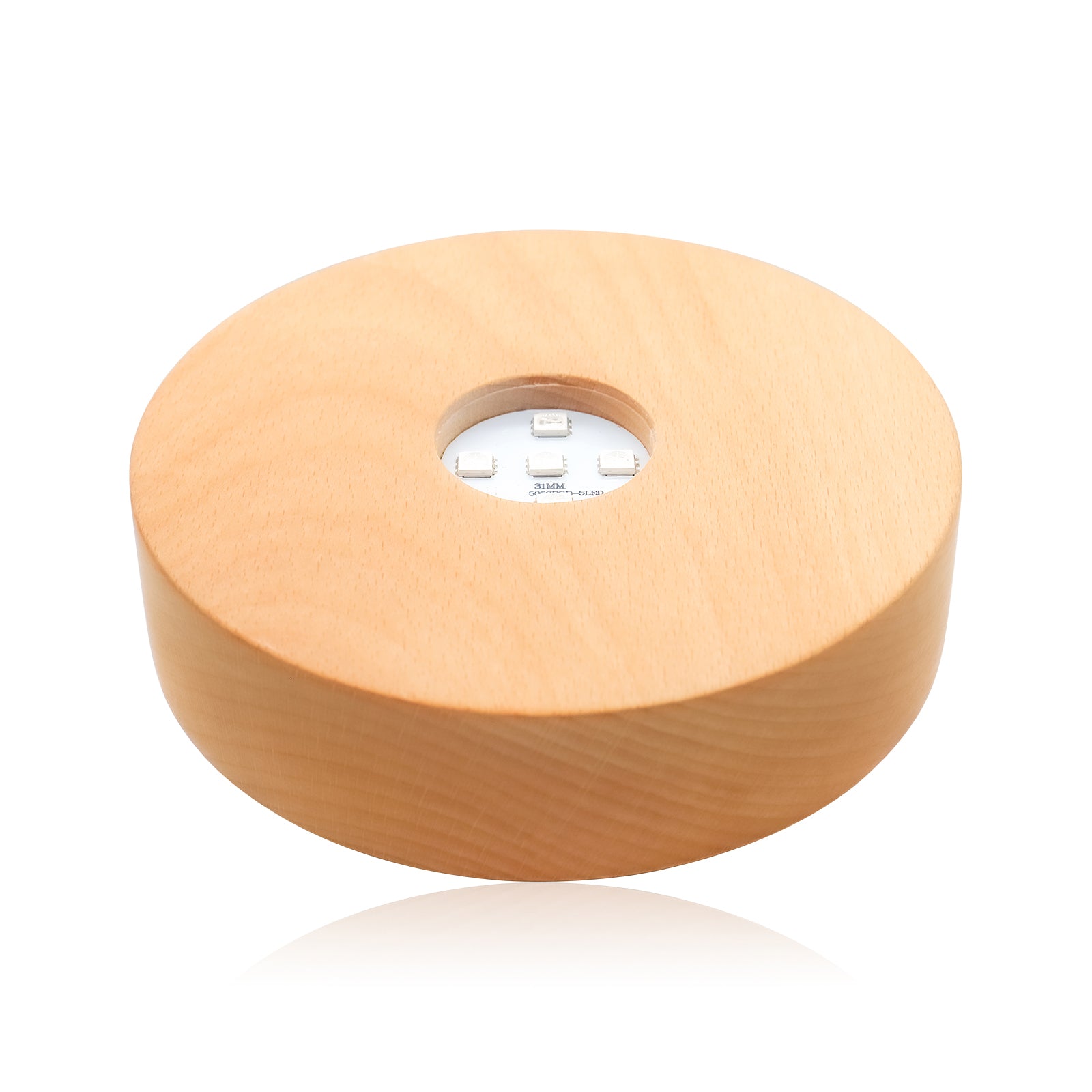Wooden Light Base for Crystal Photo Art , LED Multicolor Light Display ...