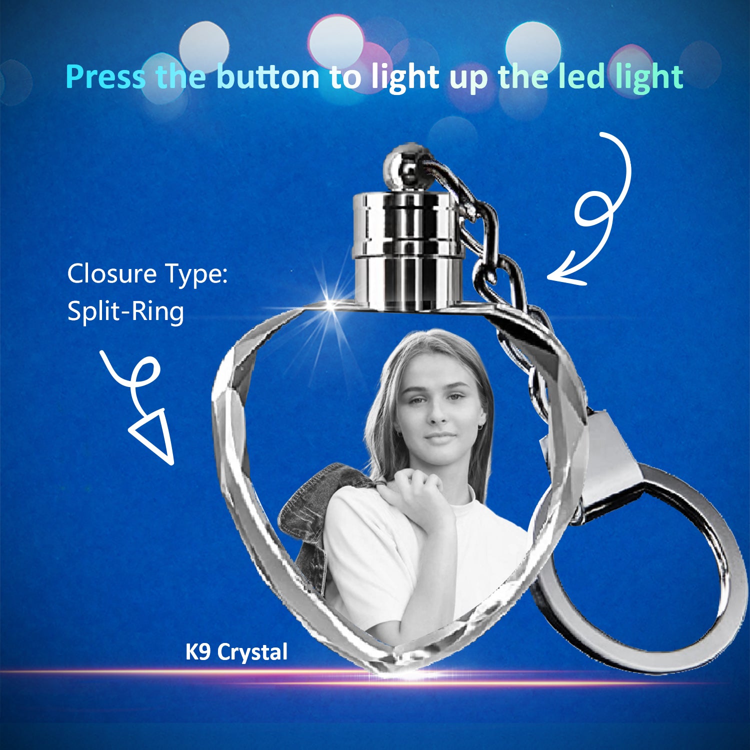 crystal keychain