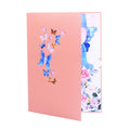 Butterfly Flower 3D Greeting Card