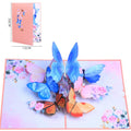 Butterfly Flower 3D Greeting Card